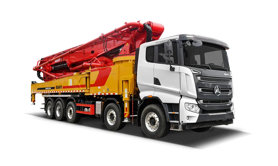 Bomba de hormigón montada en camión de más de 60 m