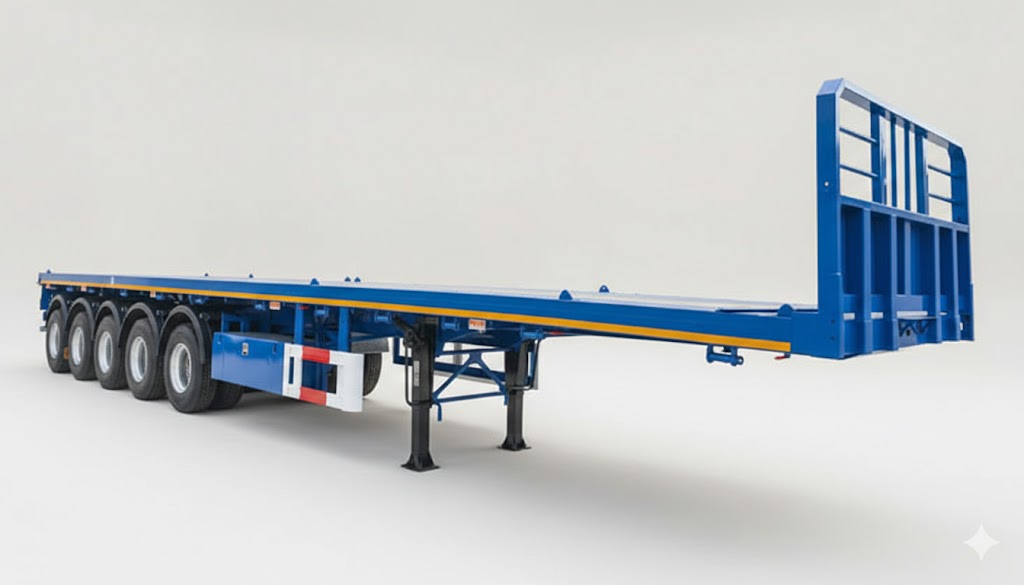 Remolque de plataforma de 5 ejes