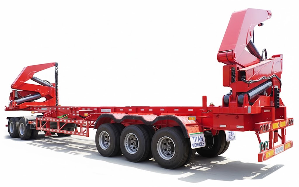 Remolque de carga lateral para contenedores de 40 pies