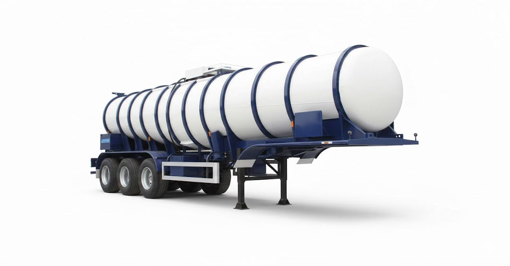 Remolque cisterna de ácido sulfúrico de 21.000 litros